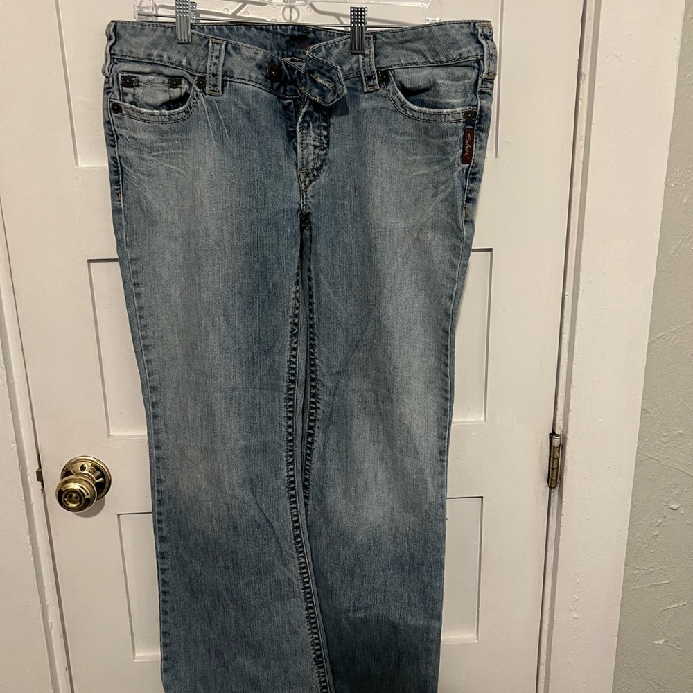 Women’s Silver “Tuesdays “Blue Jeans
